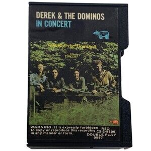 Derek & the Dominos in Concert Double Play Pink Cassette Tape RSO Records  1973